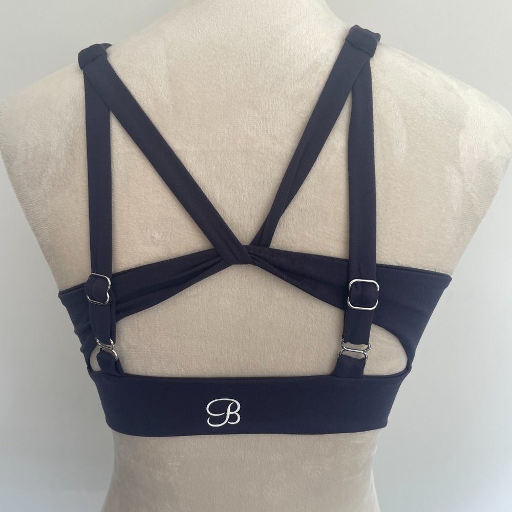 Bombshell Sportswear - Impact Sports Bra - Twilight Blue - EUC